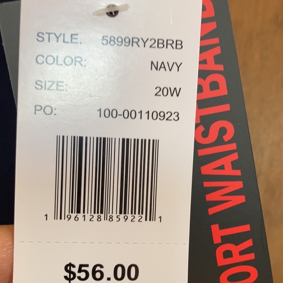 Briggs navy blue pull on short w comfort waistband and stretch 20W - Picture 14 of 17